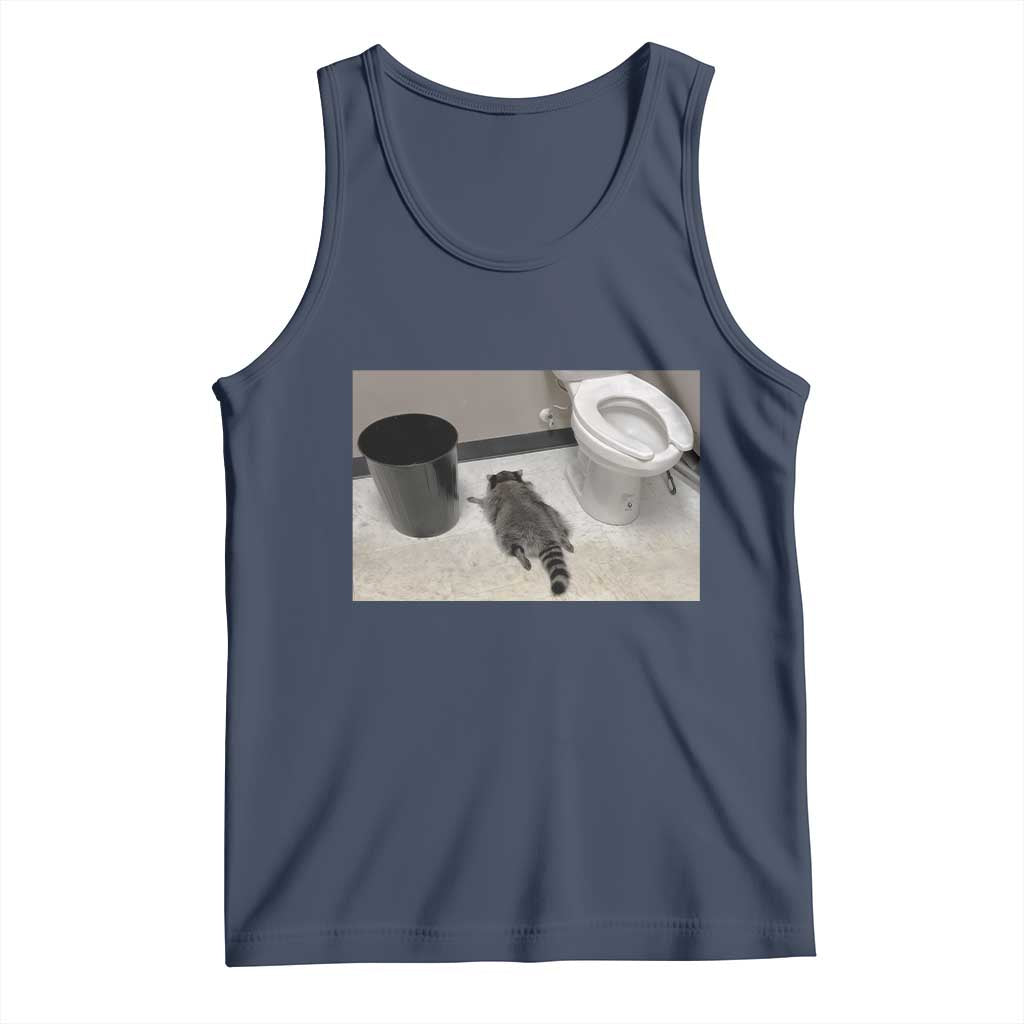 Funny Drunk Raccoon Tank Top Vintage Liquor Store Trash Panda Memes - Wonder Print Shop