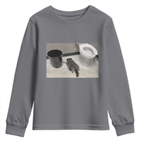 Funny Drunk Raccoon Youth Sweatshirt Vintage Liquor Store Trash Panda Memes - Wonder Print Shop
