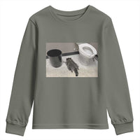 Funny Drunk Raccoon Youth Sweatshirt Vintage Liquor Store Trash Panda Memes - Wonder Print Shop