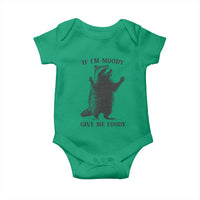 Raccoon Meme Baby Onesie If I'm Moody Give Me Foody Feral Gag Gift - Wonder Print Shop