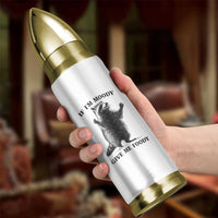 Raccoon Meme Bullet Tumbler If I'm Moody Give Me Foody Feral Gag Gift - Wonder Print Shop