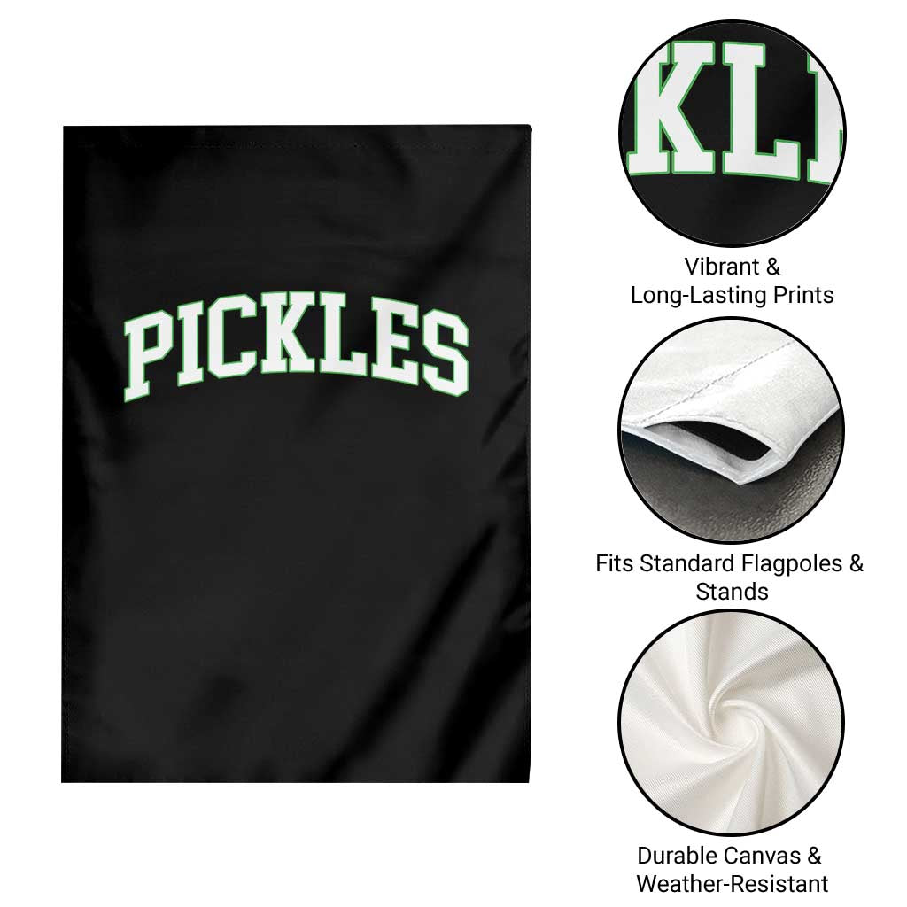 Vintage Pickle Garden Flag Canning Season Pickle Lover Vintage Sports Style 80s 90s Gifts - Wonder Print Shop