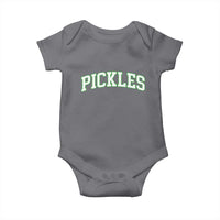 Vintage Pickle Baby Onesie Canning Season Pickle Lover Vintage Sports Style 80s 90s Gifts - Wonder Print Shop