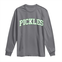Vintage Pickle Long Sleeve Shirt Canning Season Pickle Lover Vintage Sports Style 80s 90s Gifts - Wonder Print Shop