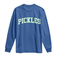 Vintage Pickle Long Sleeve Shirt Canning Season Pickle Lover Vintage Sports Style 80s 90s Gifts - Wonder Print Shop