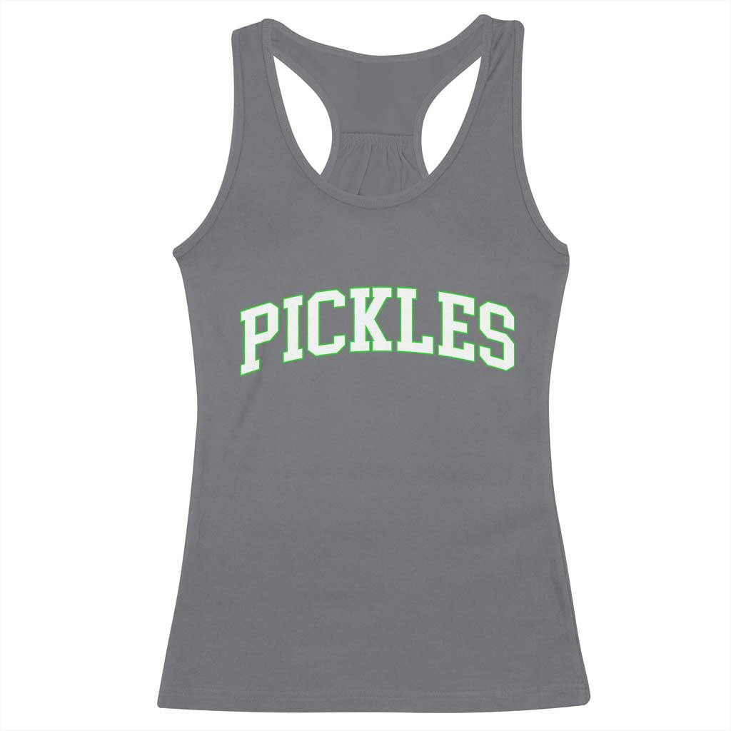 Vintage Pickle Racerback Tank Top Canning Season Pickle Lover Vintage Sports Style 80s 90s Gifts - Wonder Print Shop