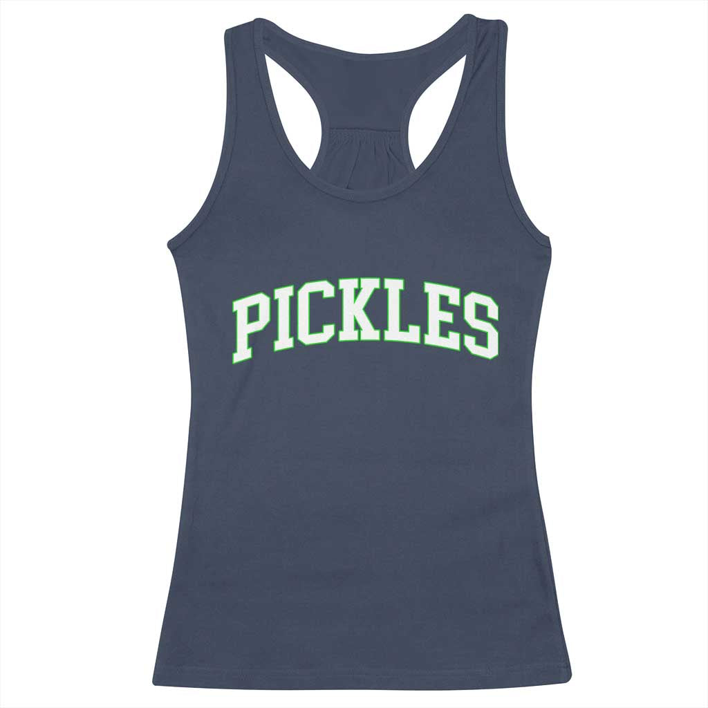 Vintage Pickle Racerback Tank Top Canning Season Pickle Lover Vintage Sports Style 80s 90s Gifts - Wonder Print Shop