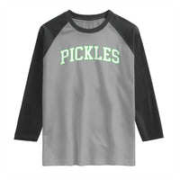 Vintage Pickle Raglan Shirt Canning Season Pickle Lover Vintage Sports Style 80s 90s Gifts - Wonder Print Shop