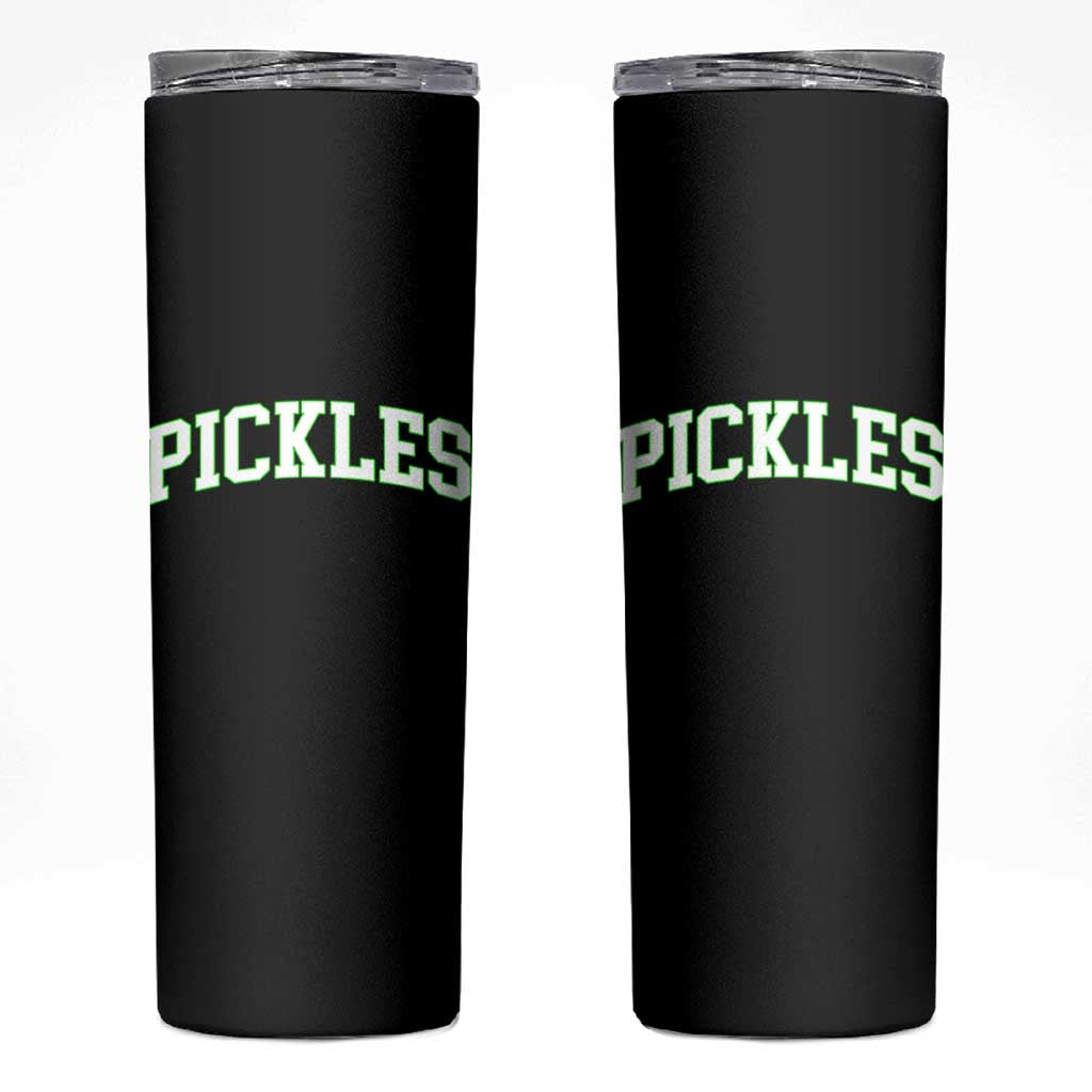 Vintage Pickle Skinny Tumbler Canning Season Pickle Lover Vintage Sports Style 80s 90s Gifts - Wonder Print Shop