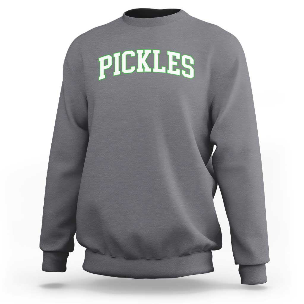 Vintage Pickle Sweatshirt Canning Season Pickle Lover Vintage Sports Style 80s 90s Gifts - Wonder Print Shop