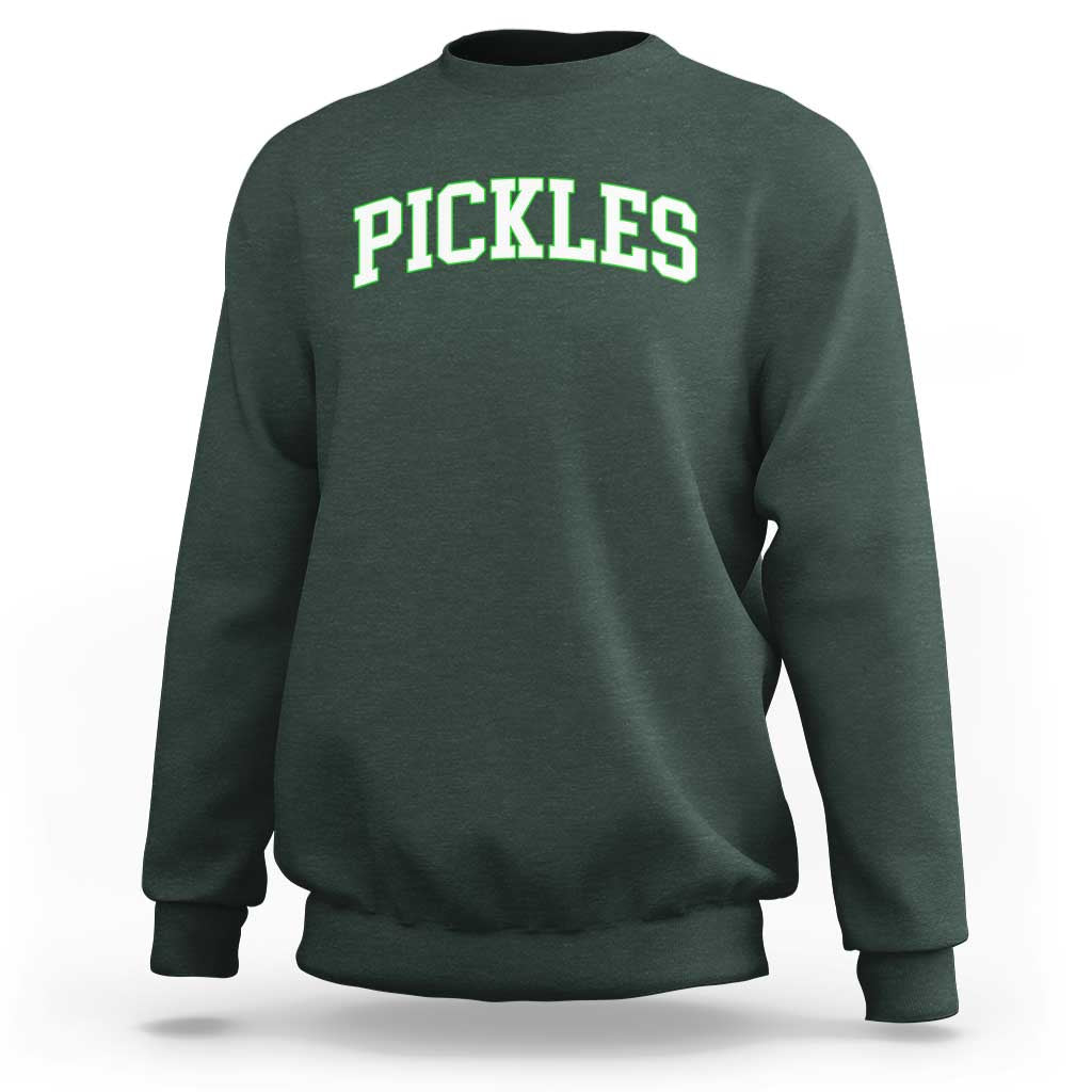 Vintage Pickle Sweatshirt Canning Season Pickle Lover Vintage Sports Style 80s 90s Gifts - Wonder Print Shop