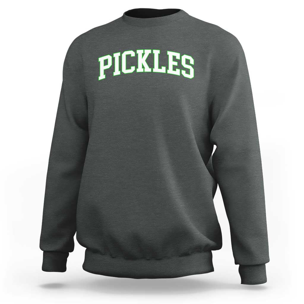 Vintage Pickle Sweatshirt Canning Season Pickle Lover Vintage Sports Style 80s 90s Gifts - Wonder Print Shop