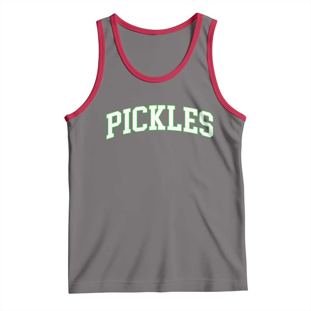 Vintage Pickle Tank Top Canning Season Pickle Lover Vintage Sports Style 80s 90s Gifts - Wonder Print Shop