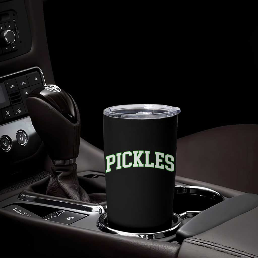 Vintage Pickle Tumbler Cup Canning Season Pickle Lover Vintage Sports Style 80s 90s Gifts - Wonder Print Shop