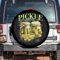 Pickle Lovers Spare Tire Cover Retro Pickle Enthusiast Vintage 90s Graphic