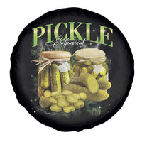Pickle Lovers Spare Tire Cover Retro Pickle Enthusiast Vintage 90s Graphic