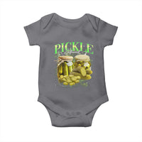 Pickle Lovers Baby Onesie Retro Pickle Enthusiast Vintage 90s Graphic