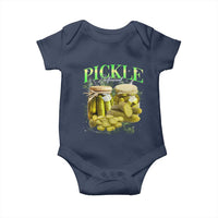 Pickle Lovers Baby Onesie Retro Pickle Enthusiast Vintage 90s Graphic
