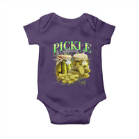 Pickle Lovers Baby Onesie Retro Pickle Enthusiast Vintage 90s Graphic