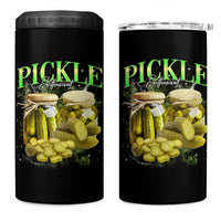 Pickle Lovers 4 in 1 Can Cooler Tumbler Retro Pickle Enthusiast Vintage 90s Graphic