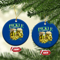 Pickle Lovers Ceramic Ornament Retro Pickle Enthusiast Vintage 90s Graphic