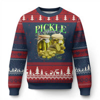 Pickle Lovers Ugly Christmas Sweater Retro Pickle Enthusiast Vintage 90s Graphic