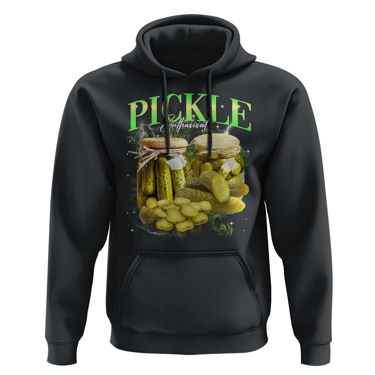 Pickle Lovers Hoodie Retro Pickle Enthusiast Vintage 90s Graphic