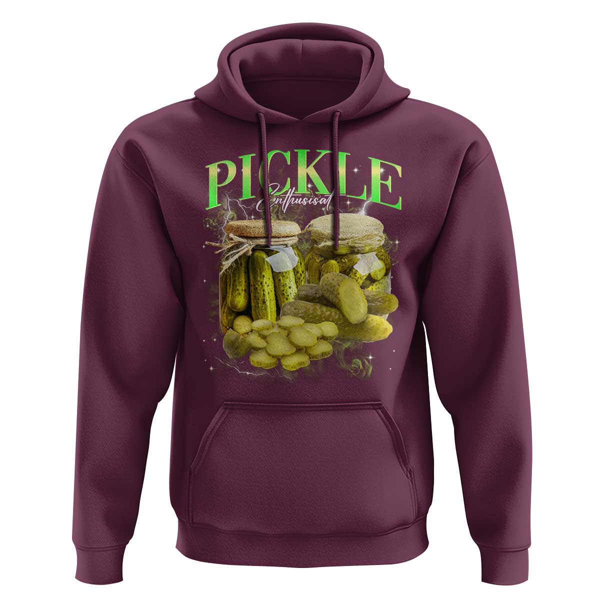 Pickle Lovers Hoodie Retro Pickle Enthusiast Vintage 90s Graphic