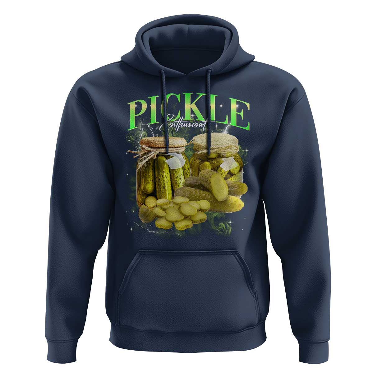 Pickle Lovers Hoodie Retro Pickle Enthusiast Vintage 90s Graphic