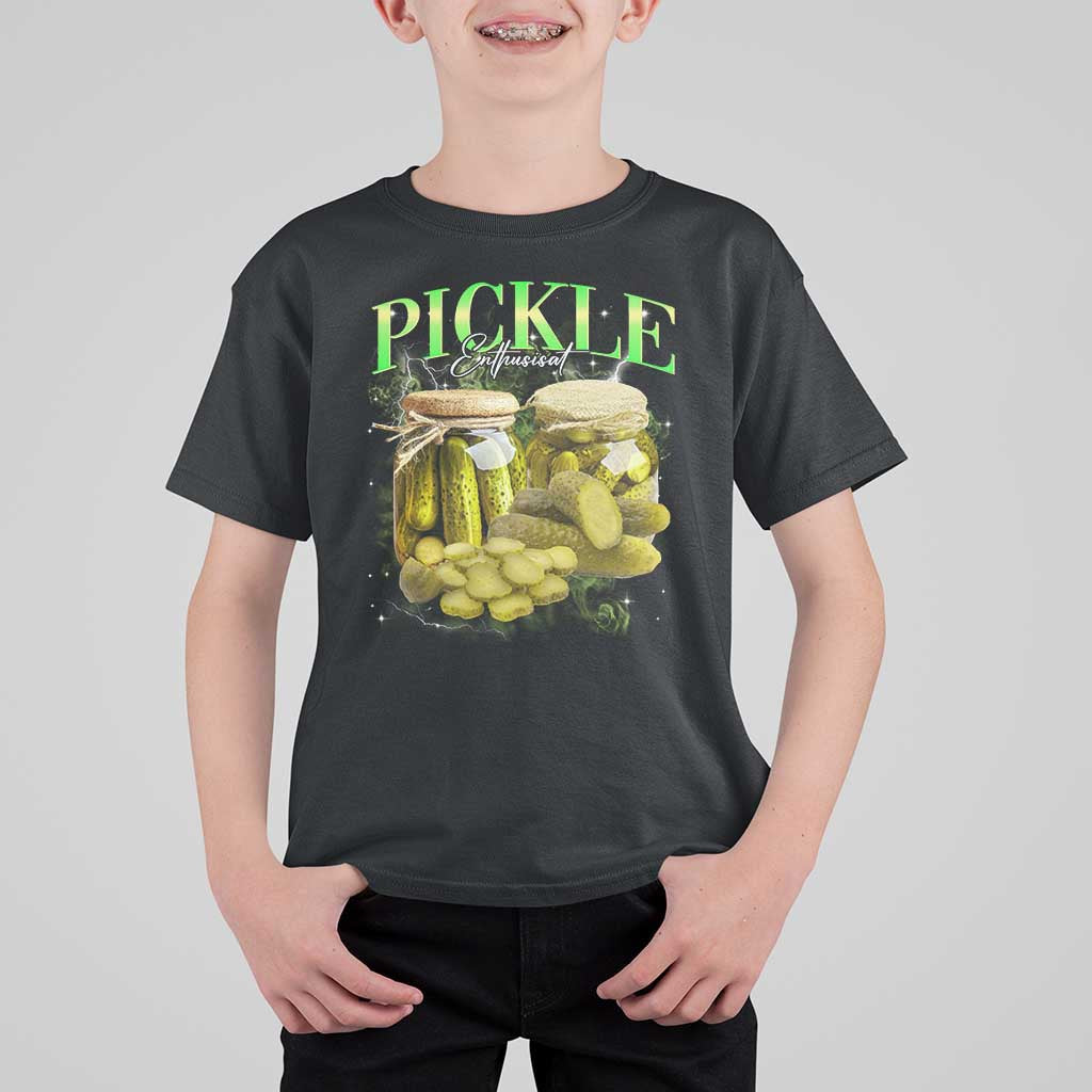 Pickle Lovers T Shirt For Kid Retro Pickle Enthusiast Vintage 90s Graphic