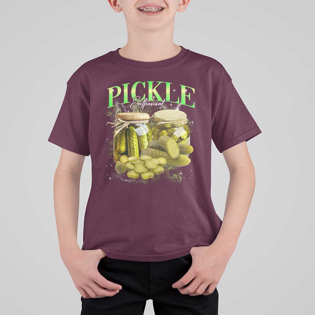 Pickle Lovers T Shirt For Kid Retro Pickle Enthusiast Vintage 90s Graphic