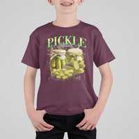 Pickle Lovers T Shirt For Kid Retro Pickle Enthusiast Vintage 90s Graphic