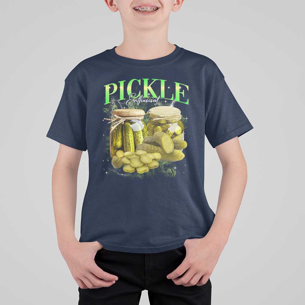 Pickle Lovers T Shirt For Kid Retro Pickle Enthusiast Vintage 90s Graphic