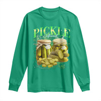 Pickle Lovers Long Sleeve Shirt Retro Pickle Enthusiast Vintage 90s Graphic