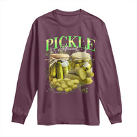Pickle Lovers Long Sleeve Shirt Retro Pickle Enthusiast Vintage 90s Graphic