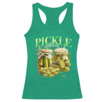 Pickle Lovers Racerback Tank Top Retro Pickle Enthusiast Vintage 90s Graphic
