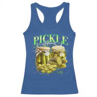 Pickle Lovers Racerback Tank Top Retro Pickle Enthusiast Vintage 90s Graphic