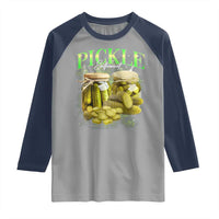 Pickle Lovers Raglan Shirt Retro Pickle Enthusiast Vintage 90s Graphic