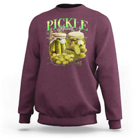 Pickle Lovers Sweatshirt Retro Pickle Enthusiast Vintage 90s Graphic