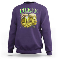 Pickle Lovers Sweatshirt Retro Pickle Enthusiast Vintage 90s Graphic