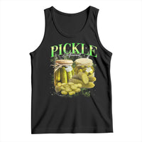 Pickle Lovers Tank Top Retro Pickle Enthusiast Vintage 90s Graphic