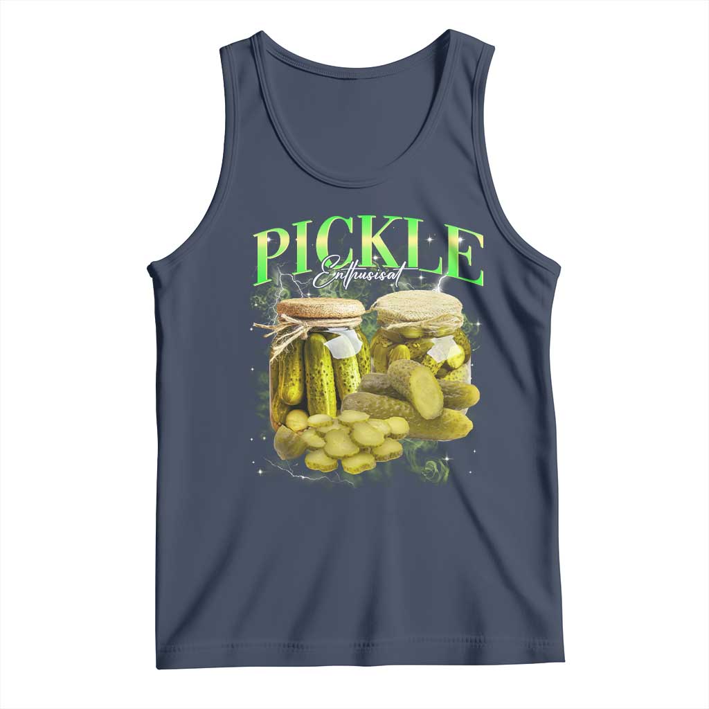 Pickle Lovers Tank Top Retro Pickle Enthusiast Vintage 90s Graphic