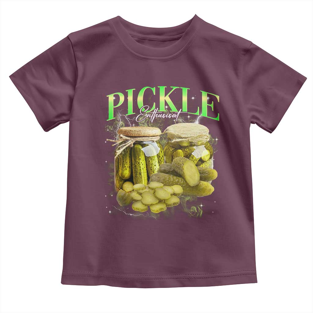 Pickle Lovers Toddler T Shirt Retro Pickle Enthusiast Vintage 90s Graphic
