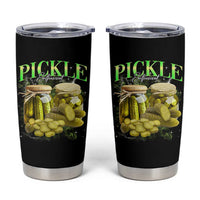 Pickle Lovers Tumbler Cup Retro Pickle Enthusiast Vintage 90s Graphic