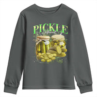 Pickle Lovers Youth Sweatshirt Retro Pickle Enthusiast Vintage 90s Graphic