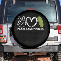 Peace Love Pickles Spare Tire Cover - Wonder Print Shop