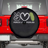 Peace Love Pickles Spare Tire Cover - Wonder Print Shop