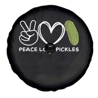 Peace Love Pickles Spare Tire Cover - Wonder Print Shop