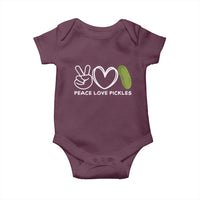 Peace Love Pickles Baby Onesie - Wonder Print Shop