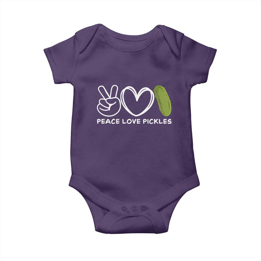 Peace Love Pickles Baby Onesie - Wonder Print Shop